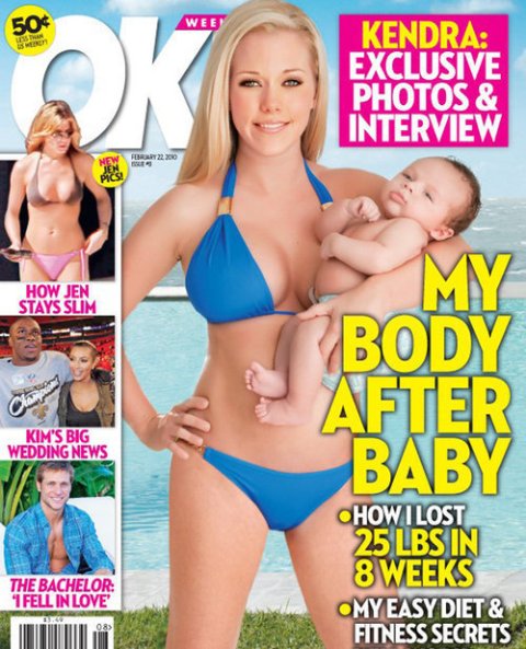Kendra on the cover of OK